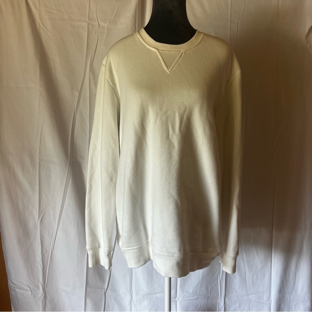 Charter Club White Crewneck Sweater